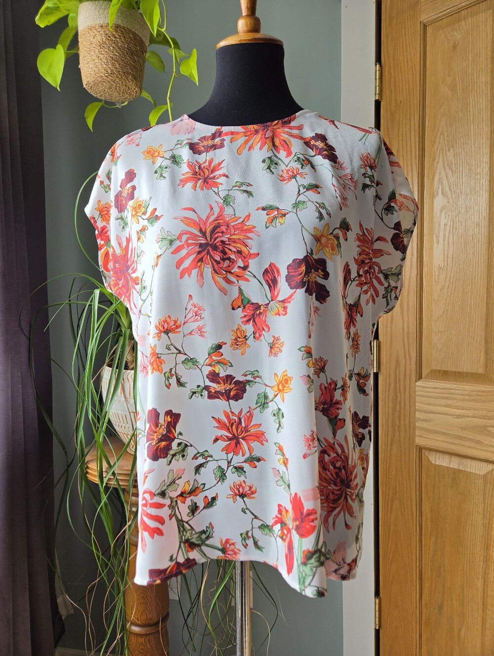 Halogen Floral Blouse